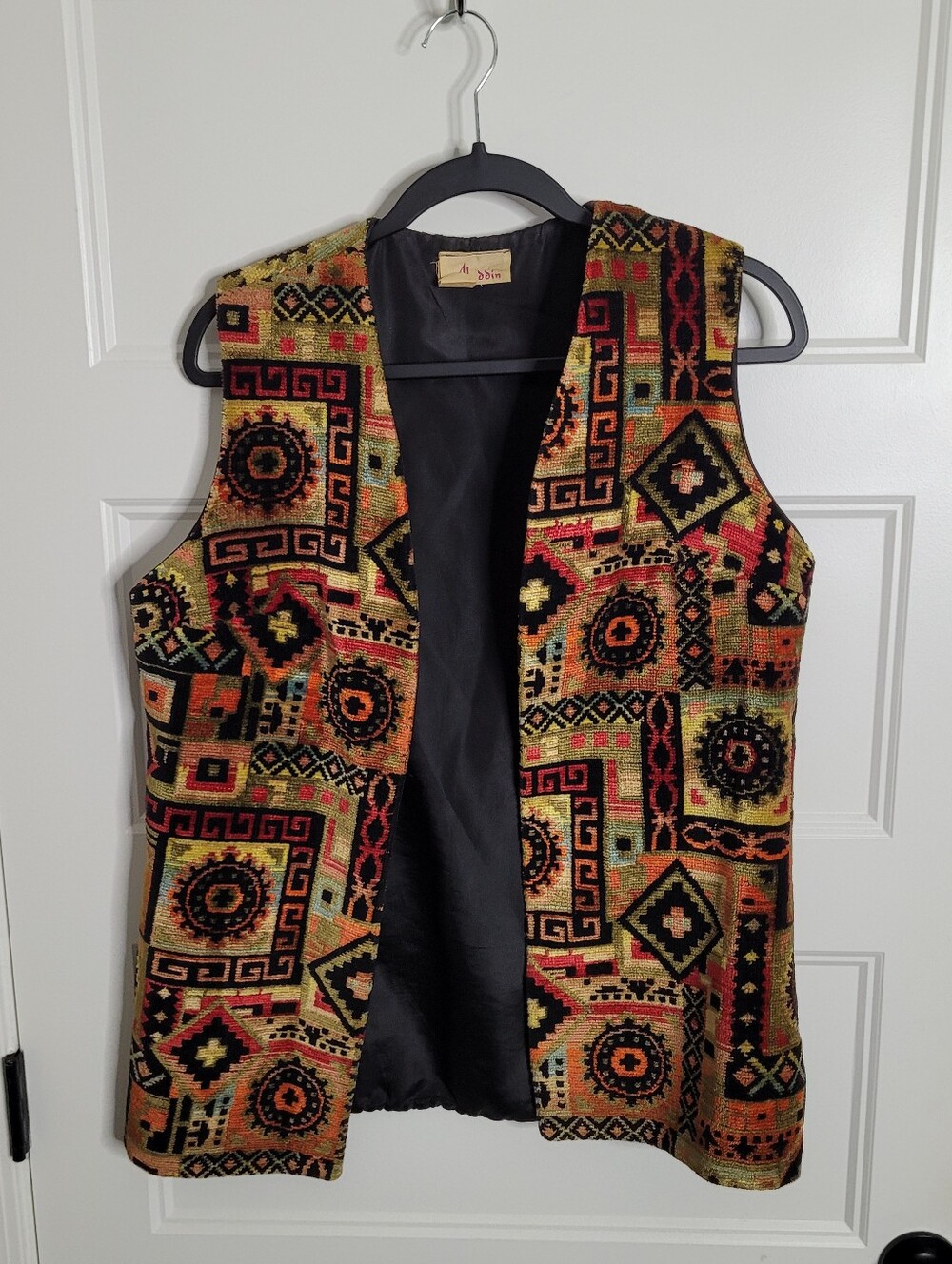 vintage Aladdin Tapestry Vest